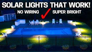 BEST SOLAR LIGHT REVIEW - Just as bright as WIRED Lights