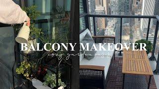 COZY BALCONY MAKEOVER turning my small balcony into a garden oasis