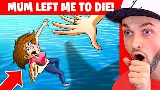 HELP - My Mum left me to *DIE* in the Ocean True Story Animation