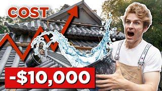 My Roof Collapsed - $10000 AKIYA DISASTER  #Japan