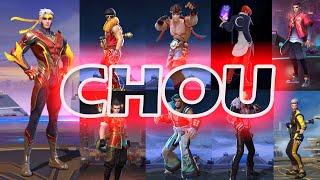 CHOU ALL SKIN INTRO HD 60FPS MOBILE LEGENDS 2021  MLBB  1080p 60FPS