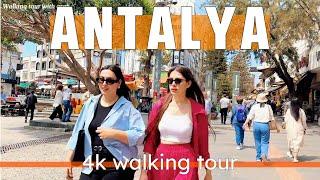 Antalya Türkiye  - 4k HDR walking tour  Full video