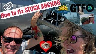 GTFOplan #68 How to fix a stuck anchor Crooked Island and Long Island Bahamas