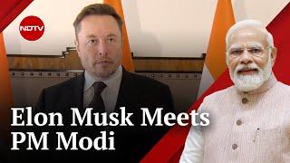 PM Modi-Elon Musk Meet  Im A Fan Of Modi Says Elon Musk After Meeting PM In New York