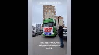 Trabzondan Yola Çıkan Yardım TIRI . ALLAH Herkesin Duasını Kabul Etsin.