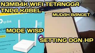 nembak wifi tetangga tanpa kabel tp link wr844 setting pakai hp