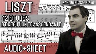 Liszt - 12 Études dexecution transcendante Audio+Sheet Sandro Russo