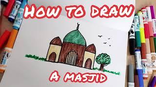 Learn How to Draw a Masjid