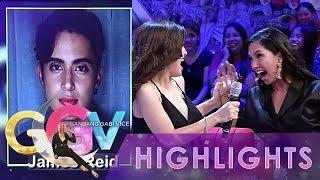 GGV Nathalie and Roxanne yell at seeing James Reids picture in “Wititit or Keriboomboom” game