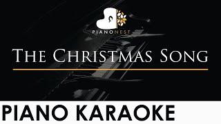 The Christmas Song Chestnuts Roasting On An Open Fire - Piano Karaoke Instrumental Cover Lyrics