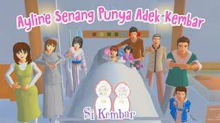 Ayline Senang Punya Adek Kembar  Sakura School Simulator