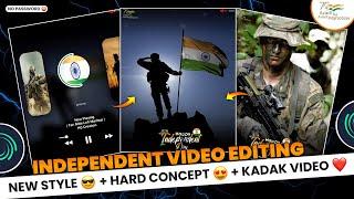 Independence Day Special Video Editing Alight Motion  15 August Video Editing  75 Years Azadi