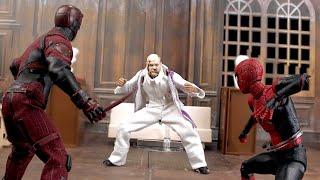 Daredevil & Spiderman vs Kingpin STOP MOTION