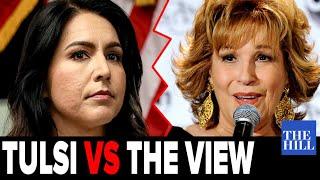 Panel Tulsi ends Joy Behar live on the View