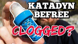 Katadyn BeFree Water Filter  Gear FAILURE  How to unclog  4K