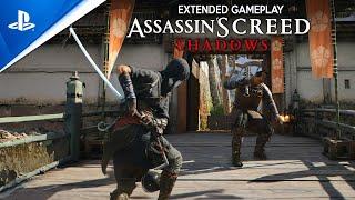 ASSASSINS CREED SHADOWS Extended Gameplay Demo  Most Ambitious SAMURAI OPEN WORLD coming in 2024