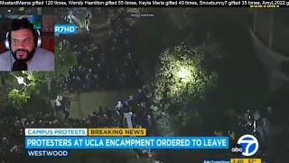 Live COPS RAID ULCA Protesters #california #losangeles