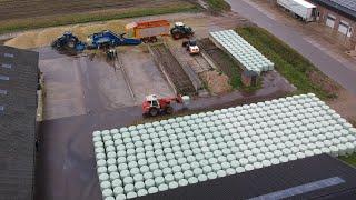 Corn silage baling