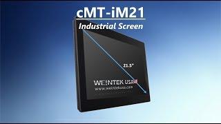 Weintek Touch Monitor for Faceless HMIs