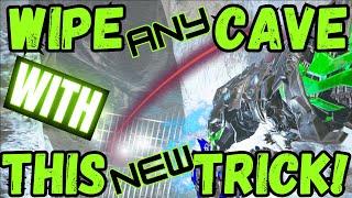 Wipe Any Cave With This Trick Raiding OP Base Spot No One Knows About - ARK PvP 2023