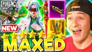 INSANE MAXED 7-STAR FIORE X-SUIT OPENING 72 MATERIALS - PUBG MOBILE