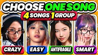 PICK YOUR FAVORITE KPOP SONG #3  SAVE ONE SONG SAME GROUP UPDATED - KPOP QUIZ 2024