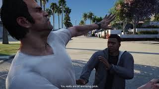 GTA 5 - FRANKLIN meets TREVOR before THREES COMPANY