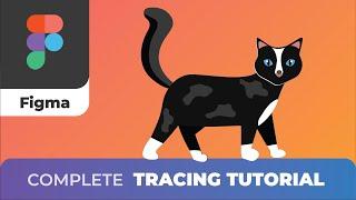 Figma TRACING Tutorial - PEN tool & Vector graphics for Beginners