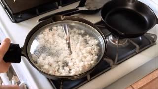 How to make Pop Corn in cast iron skillet