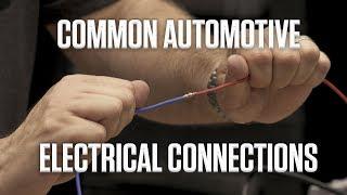 Common Automotive Electrical Connections  DIY