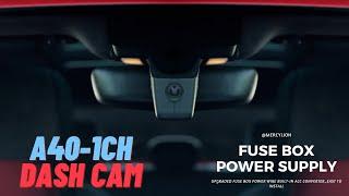 MERCYLION A40-1CH Dash Cam For Porsche Macan Get Power From Fuse Box