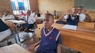 Isaac and his brother Blessing stressed their teacher