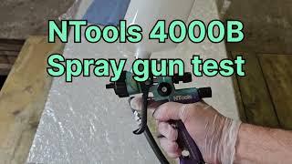 Cheap $50 AliExpress NTools 4000B Spray Gun Test HVLP 4000B. Is it Better than the Aeropro R500?