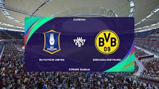 BG Pathum United vs Borussia Dortmund 21072024 Club Friendlies PES 2021
