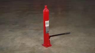 Strongway Hydraulic Long Ram Jack - 8-Ton Capacity Single Piston Flat Base