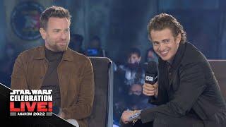 Ewan McGregor and Hayden Christensen Take The Stage At SWCA 2022  Star Wars Celebration Live