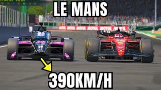 Can an Indycar Oval beat an F1 2023 at Le Mans ?