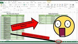 How to make Summary Report in Excel within 2 minutes How to Summarize Data in Excel