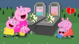 Georges Family and Peppas Family Sad Story... Peppa Pig Funny Animation