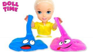 Elsie and Annie Funny SLIME Videos for Kids   1 Hour Video