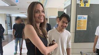 Angelina Jolie Tries Not to Cry While Dropping Son Maddox Off at College