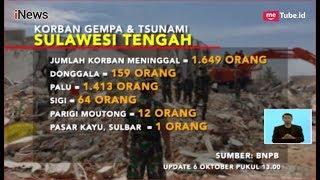 Inilah Data Jumlah Korban Gempa dan Tsunami Sulawesi Tengah - iNews Siang 0710