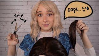 ASMR Haircut **Very Professional**  Relaxing Unpredictable Chaotic But Soft?