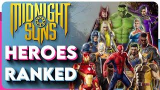 Midnight Suns Heroes RANKED - Which Hero is Best? Midnight Suns Tips and Tricks