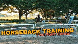 HORSEBACK TRAINING - Two Point Canter #horseback