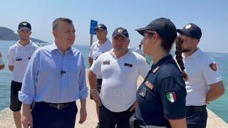 Himarë Balla takim me efektivët italianë që patrullojnë në bregdet me kolegët shqiptarë