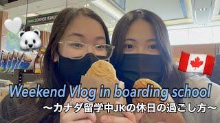 【Vlog】カナダ留学中JKの休日の過ごし方 Weekend in boarding school 