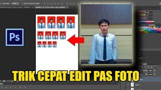 Cara Mudah Cepat Edit Background dan Ukuran Pas Foto Menggunakan Photoshop