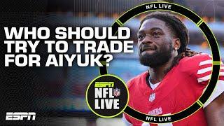 Should the Patriots try to trade for Brandon Aiyuk?  He can age with Drake Maye NFL Live