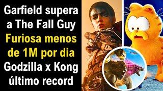 Garfield supera a Profesión Peligro Godzilla x Kong la mas taquillera del Monsterverse Furiosa.